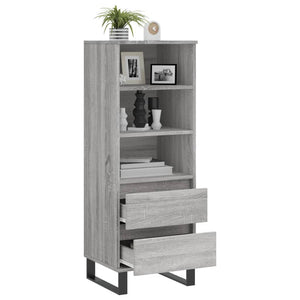 Ντουλάπι Γκρι Sonoma 40x36x110 εκ. από Επεξεργασμένο Ξύλο