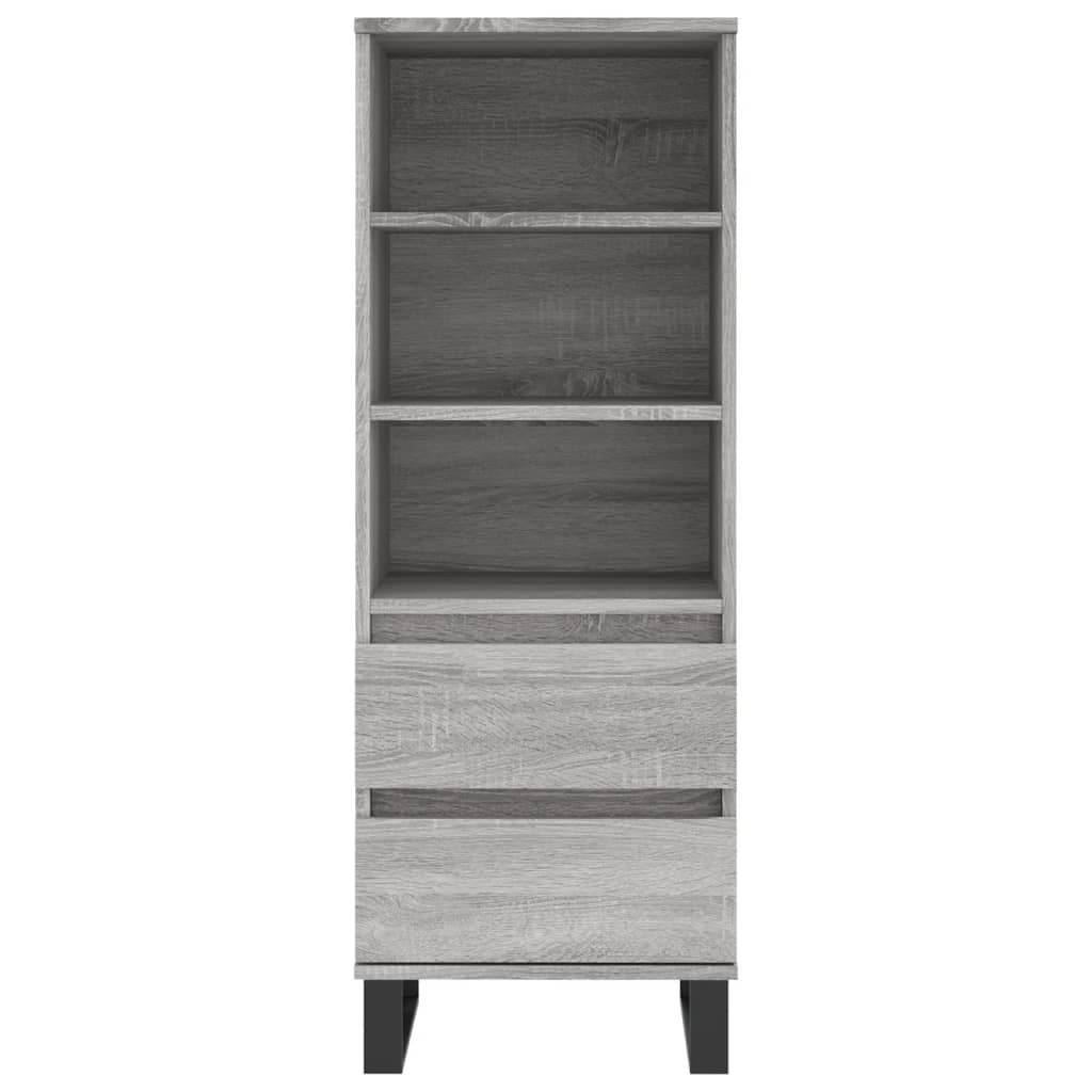 Ντουλάπι Γκρι Sonoma 40x36x110 εκ. από Επεξεργασμένο Ξύλο