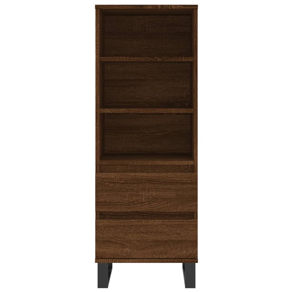 Ντουλάπι Καφέ Δρυς 40x36x110 εκ. από Επεξεργασμένο Ξύλο
