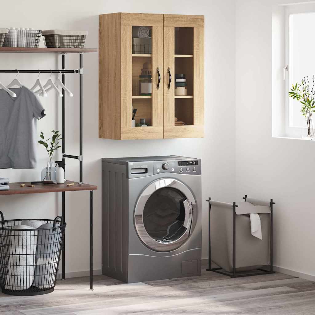 Ντουλάπι Επιτοίχιο Sonoma Δρυς 69,5 x 34 x 90 εκ. Επεξεργ. Ξύλο