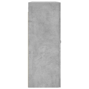 Ντουλάπι Επιτοίχιο Γκρι Σκυροδεμ. 69,5x34x90 εκ. Επεξεργ. Ξύλο