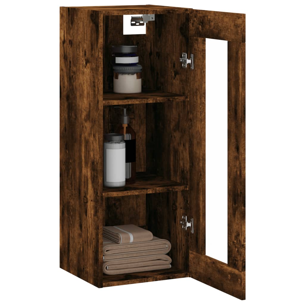 Ντουλάπι Τοίχου Καπνιστή Δρυς 34,5 x 34 x 90 εκ. - Pakobazaar