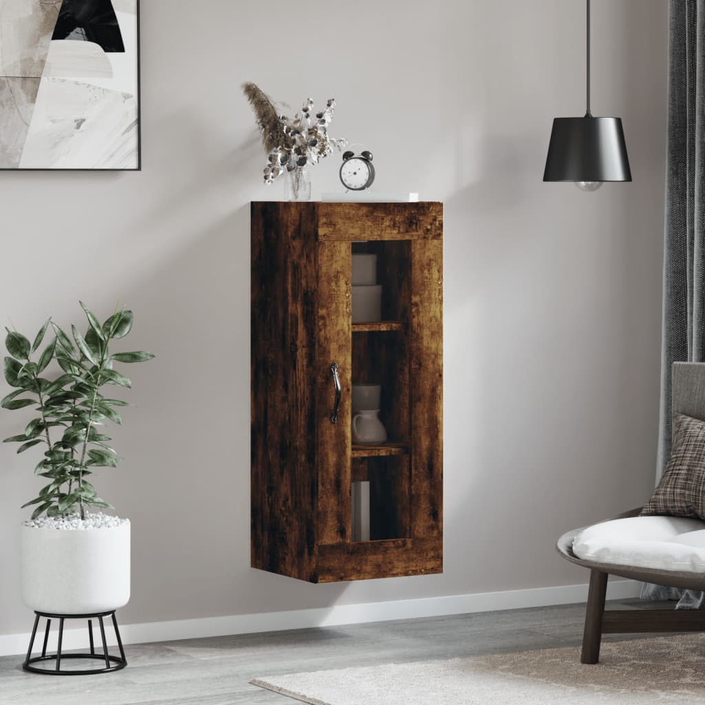Ντουλάπι Τοίχου Καπνιστή Δρυς 34,5 x 34 x 90 εκ. - Pakobazaar