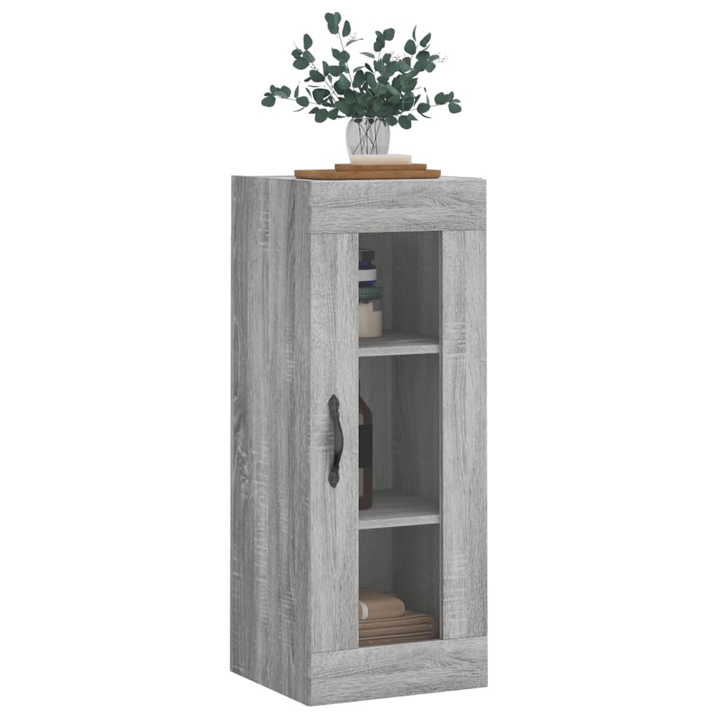 Ντουλάπι Τοίχου Γκρι Sonoma 34,5 x 34 x 90 εκ.