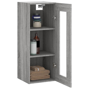 Ντουλάπι Τοίχου Γκρι Sonoma 34,5 x 34 x 90 εκ.