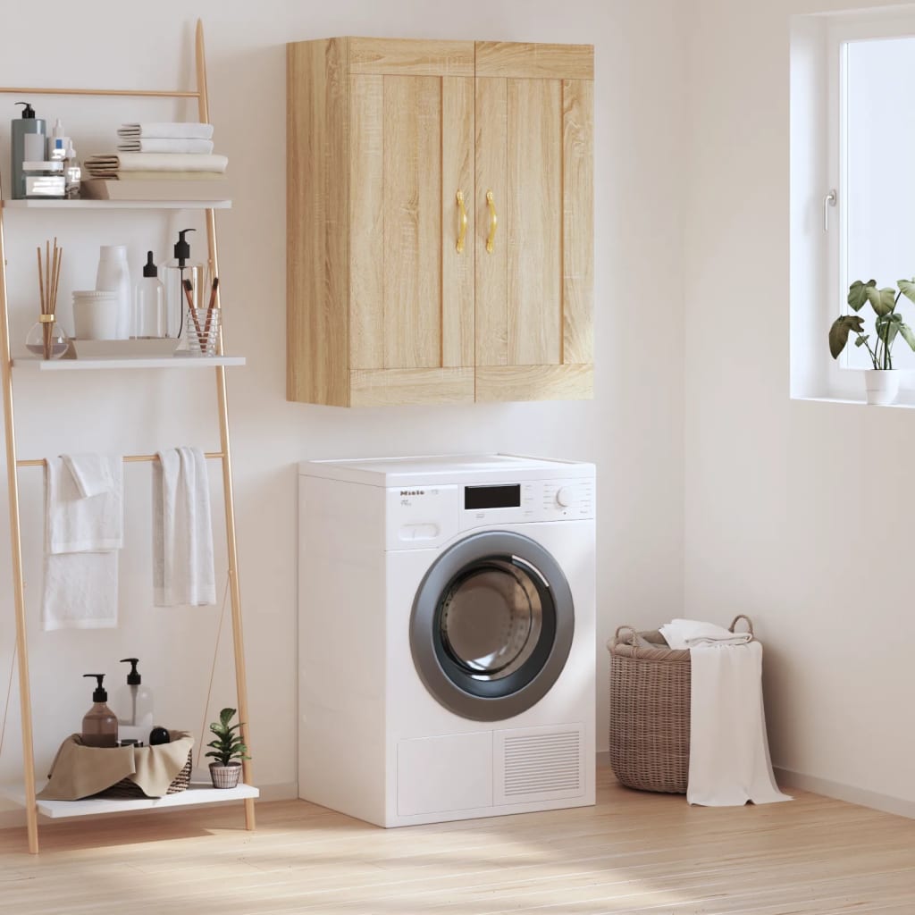 Ντουλάπι Επιτοίχιο Sonoma Δρυς 69,5 x 34 x 90 εκ. Επεξεργ. Ξύλο - Pakobazaar