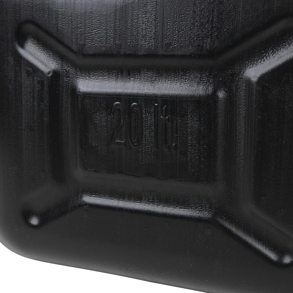 Δοχεία Καυσίμων με Εύκαμπτο Στόμιο 3Τεμ. Μαύρα 20 Λ. Πλαστικό - PAKOBAZAAR