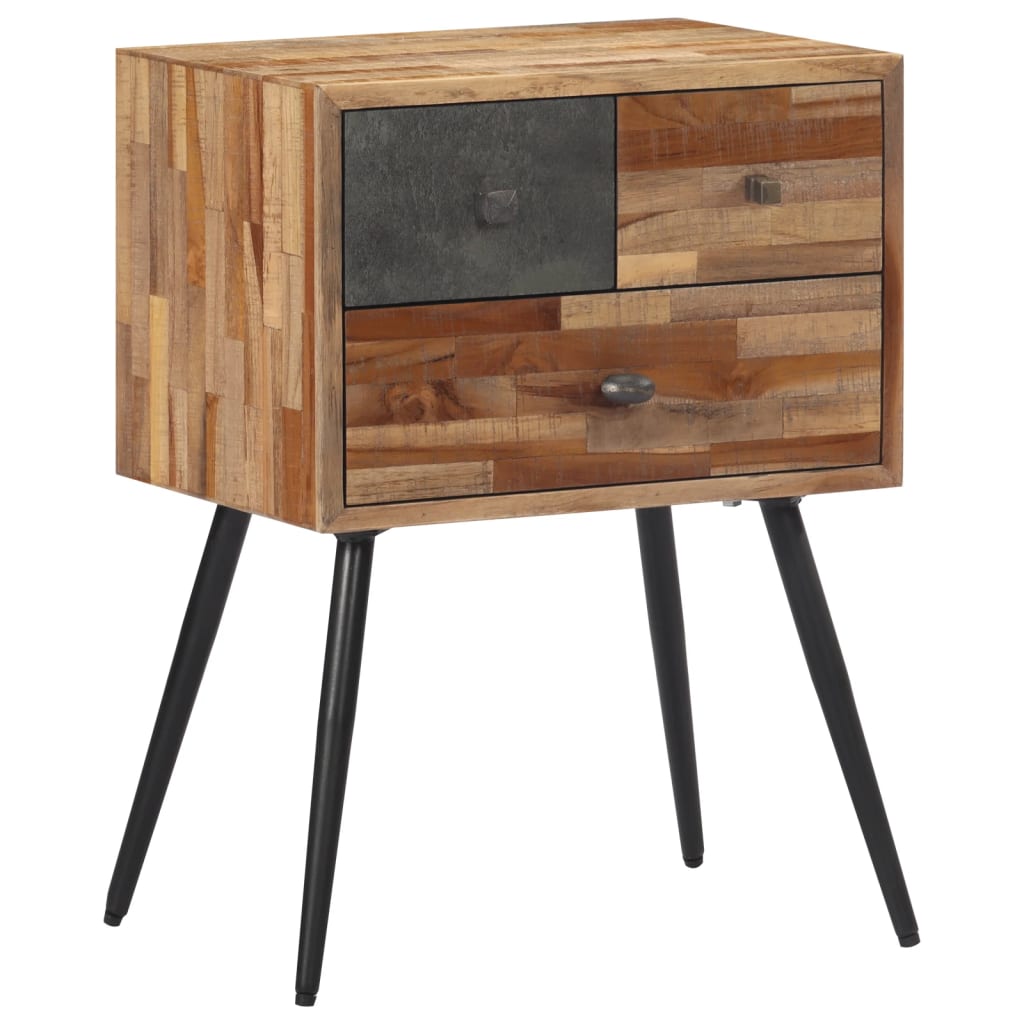Κομοδίνο 47 x 31,5 x 60 εκ. από Μασίφ Ξύλο Teak