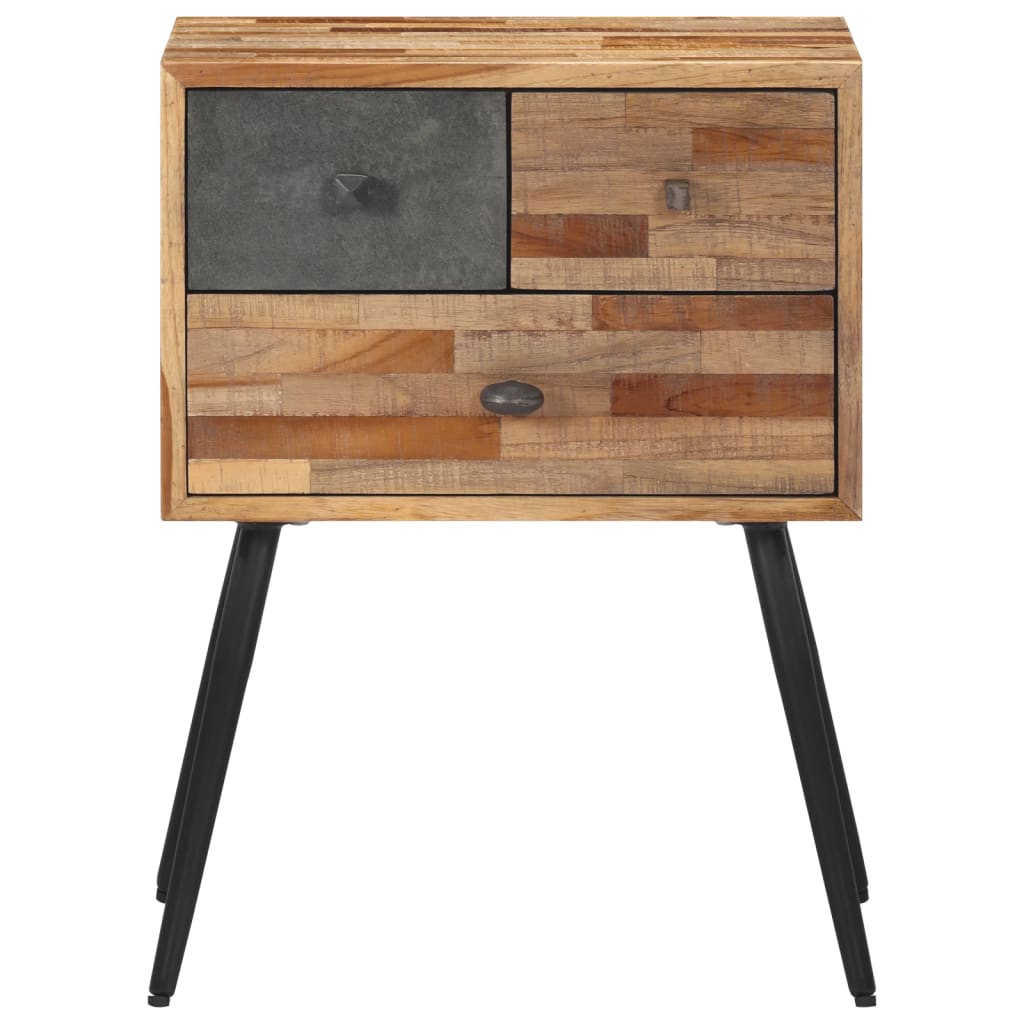 Κομοδίνο 47 x 31,5 x 60 εκ. από Μασίφ Ξύλο Teak