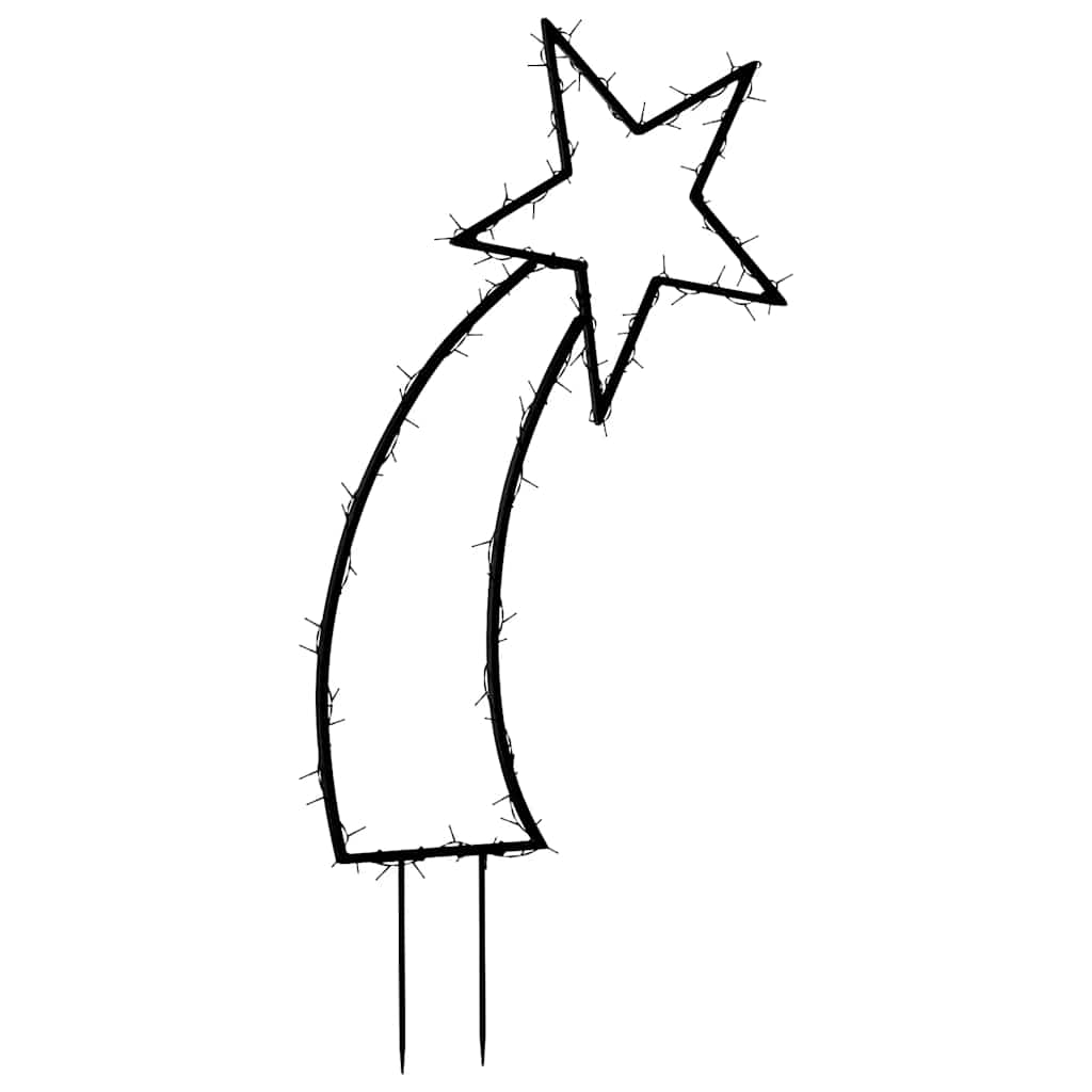 Φως Χριστουγεννιάτικο Διακοσμ. Ακίδες Μετεωρίτης 115 LED 89 εκ.