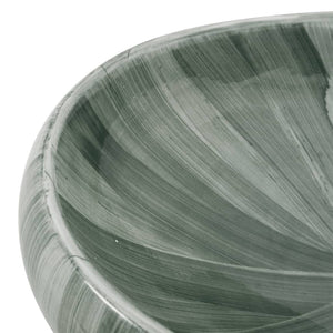 Νιπτήρας Οβάλ Πράσινος 59 x 40 x 15 εκ. Κεραμικός - PAKOBAZAAR