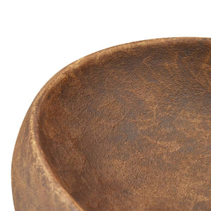 Νιπτήρας Οβάλ Καφέ 59 x 40 x 15 εκ. Κεραμικός - PAKOBAZAAR