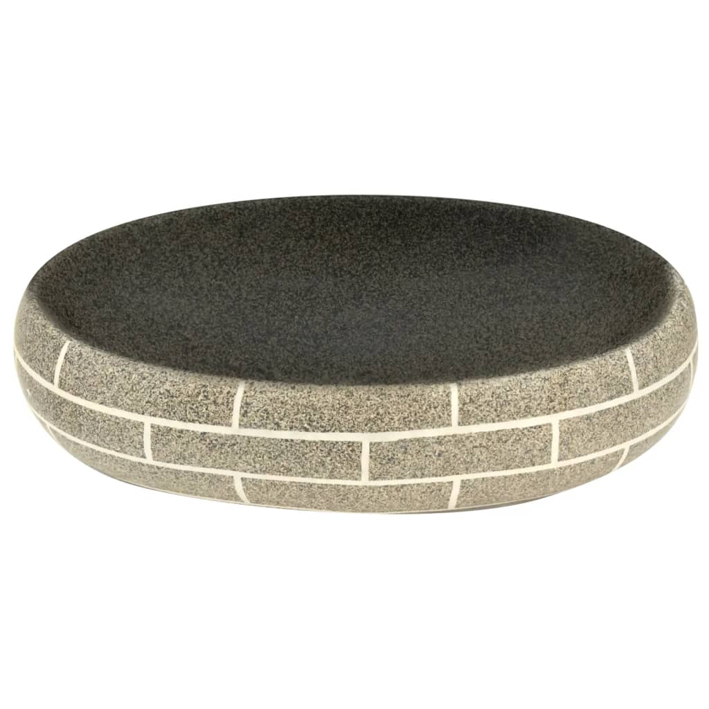 Νιπτήρας Οβάλ Πολύχρωμος 59 x 40 x 15 εκ. Κεραμικός - PAKOBAZAAR