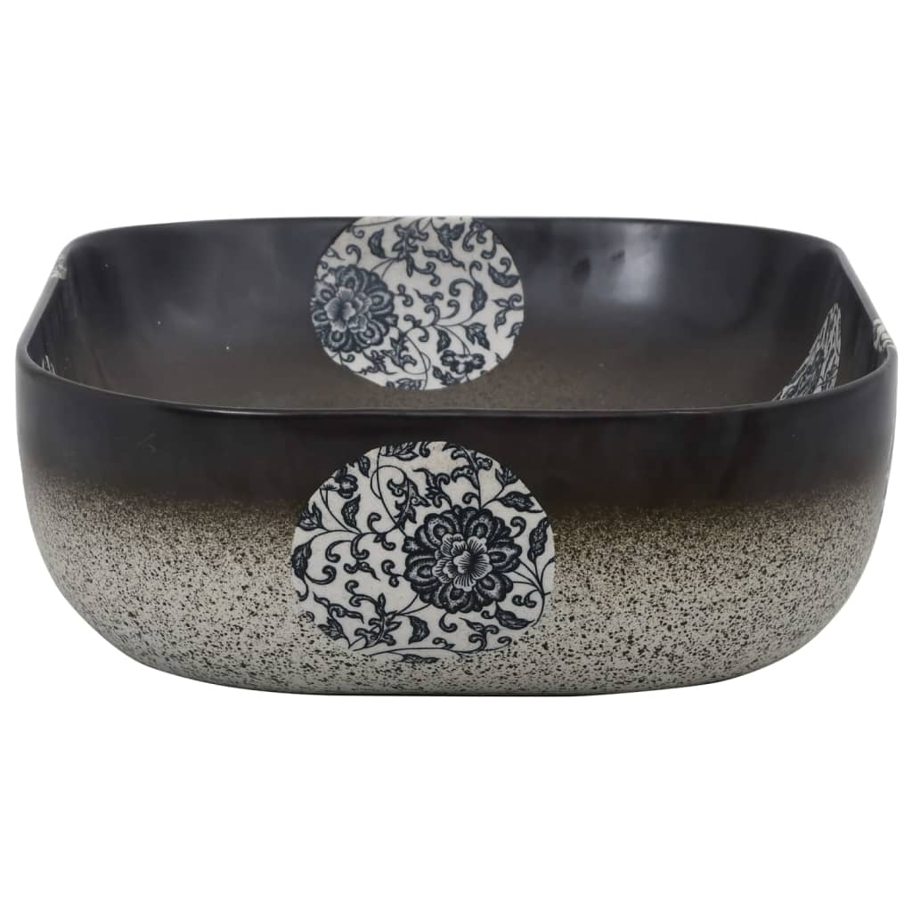 Νιπτήρας Ορθογώνιος Πολύχρωμος 48x37,5x13,5 εκ. Κεραμικός - PAKOBAZAAR