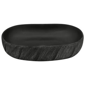 Νιπτήρας Οβάλ Μαύρος 59x40x14 εκ. Κεραμικός - PAKOBAZAAR