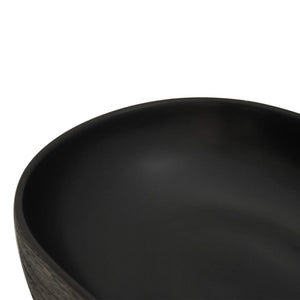 Νιπτήρας Οβάλ Γκρι και Μαύρος 59 x 40 x 14 εκ. Κεραμικός - PAKOBAZAAR