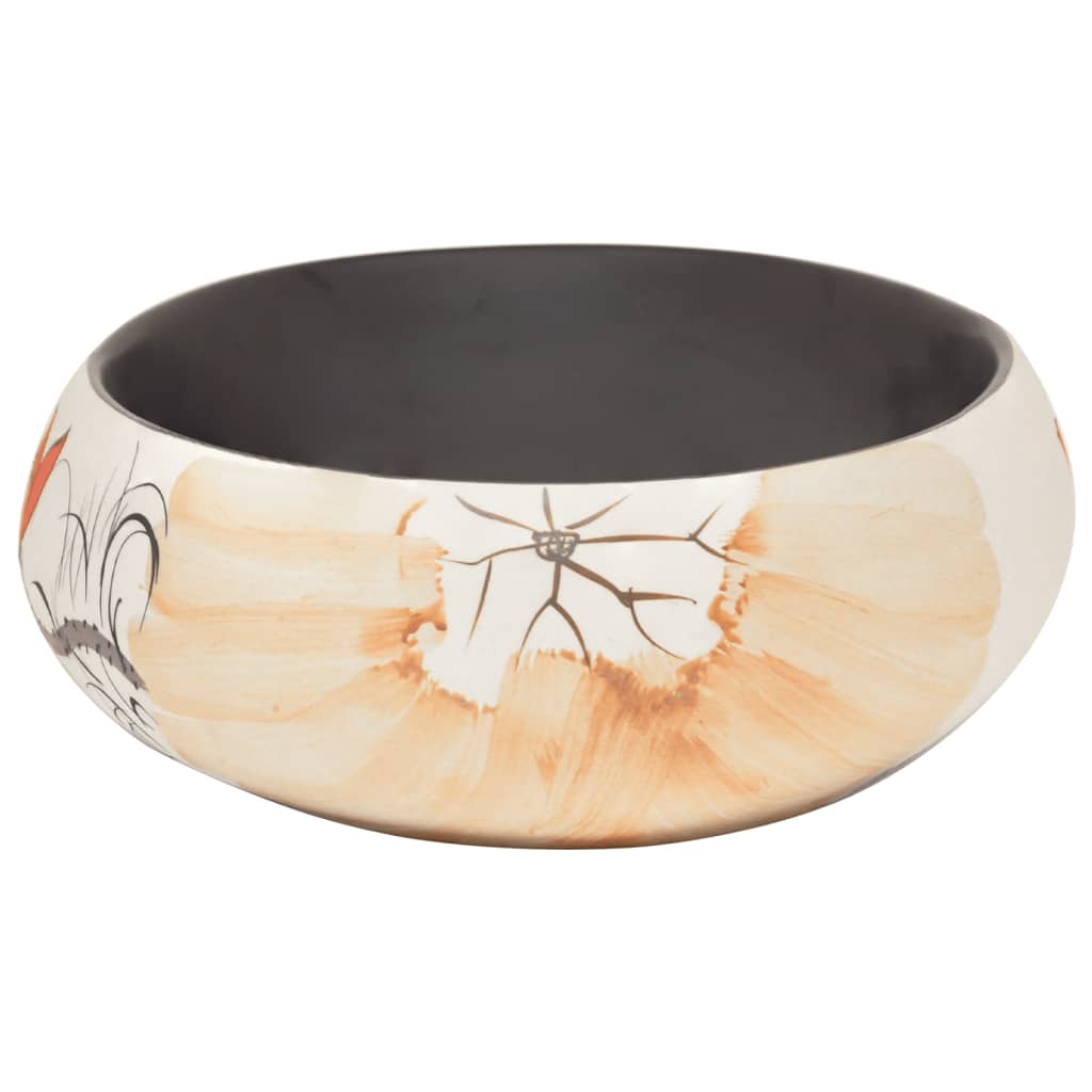 Νιπτήρας Οβάλ Πολύχρωμος 59 x 40 x 15 εκ. Κεραμικός - Pakobazaar