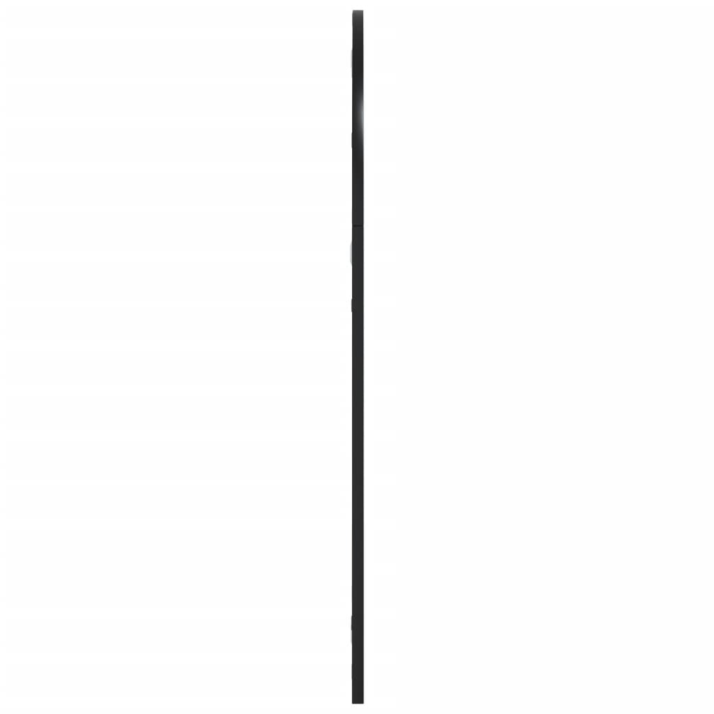 Καθρέφτης Τοίχου Αψίδα Μαύρος 60 x 90 εκ. από Σίδερο