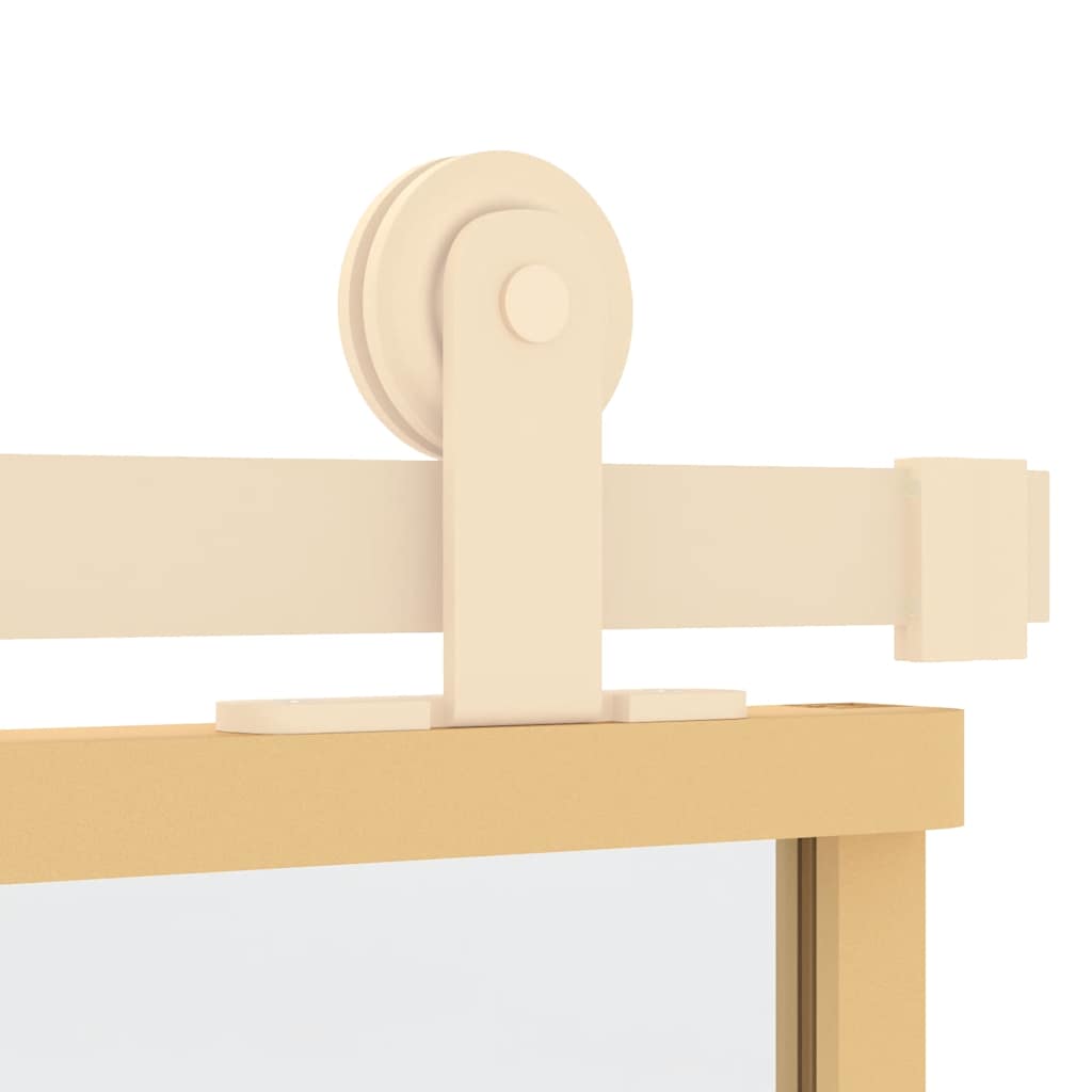 Συρόμενη Πόρτα Χρυσή 102,5x205 εκ. από Γυαλί ESG και Αλουμίνιο - PAKOBAZAAR