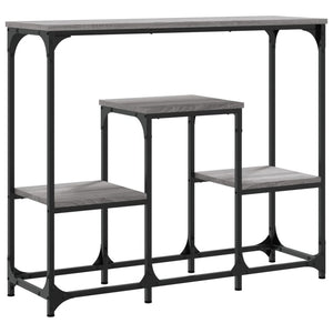 Τραπέζι Κονσόλα Γκρι Sonoma 89,5x28x76 εκ. Επεξεργασμένο Ξύλο