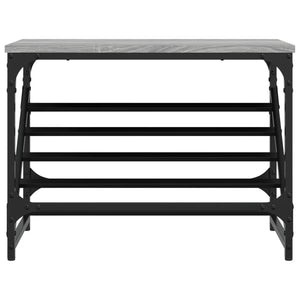 Παπουτσοθήκη Γκρι Sonoma 60x30x45 εκ. από Επεξεργασμένο Ξύλο