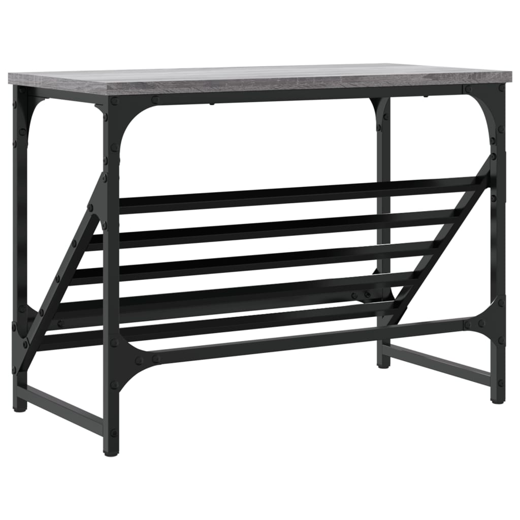 Παπουτσοθήκη Γκρι Sonoma 60x30x45 εκ. από Επεξεργασμένο Ξύλο