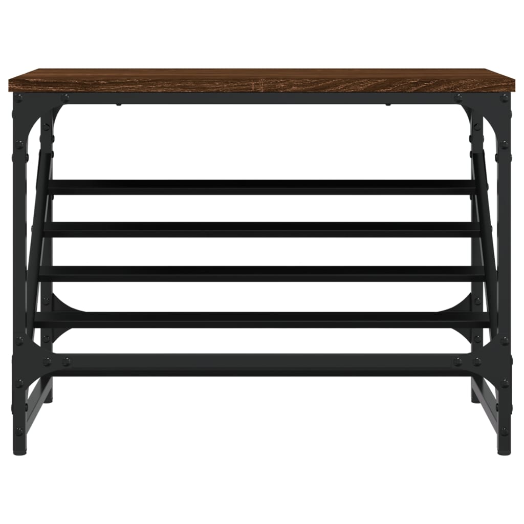 Παπουτσοθήκη Καφέ Δρυς 60x30x45 εκ. Επεξεργασμένο Ξύλο