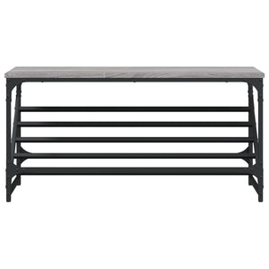 Παπουτσοθήκη Γκρι Sonoma 90x30x45 εκ. από Επεξεργασμένο Ξύλο
