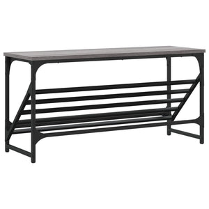 Παπουτσοθήκη Γκρι Sonoma 90x30x45 εκ. από Επεξεργασμένο Ξύλο
