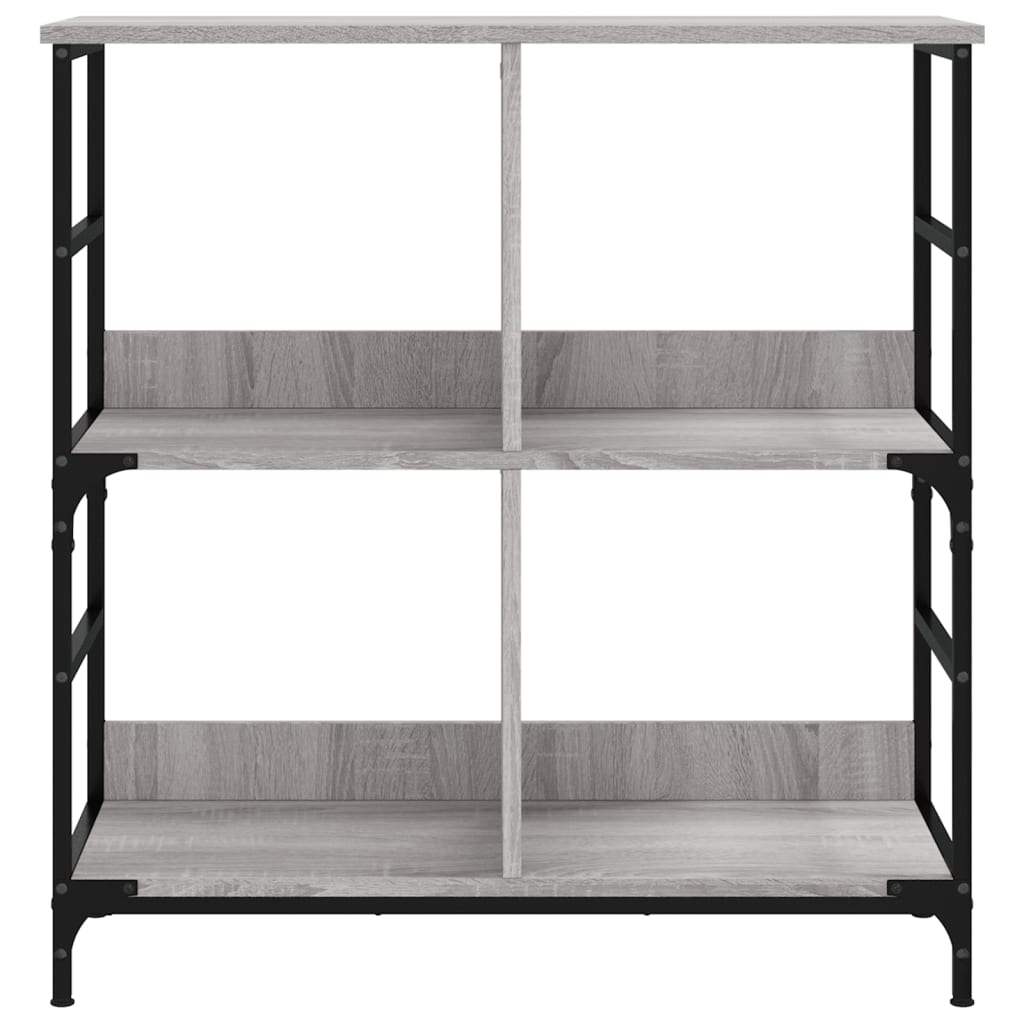 Βιβλιοθήκη Γκρι Sonoma 78,5x33x82 εκ. Επεξεργασμένο Ξύλο