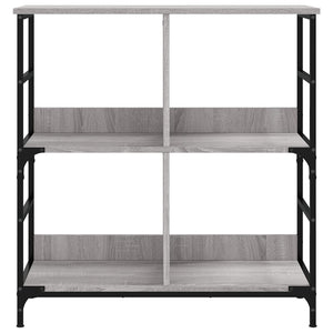 Βιβλιοθήκη Γκρι Sonoma 78,5x33x82 εκ. Επεξεργασμένο Ξύλο
