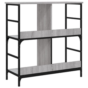 Βιβλιοθήκη Γκρι Sonoma 78,5x33x82 εκ. Επεξεργασμένο Ξύλο