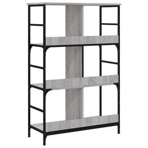 Βιβλιοθήκη Γκρι Sonoma 78,5x33x117,5 εκ. Επεξεργασμένο Ξύλο