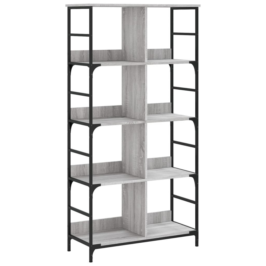 Βιβλιοθήκη Γκρι Sonoma 78,5 x 33 x 153 εκ. Επεξεργασμένο Ξύλο