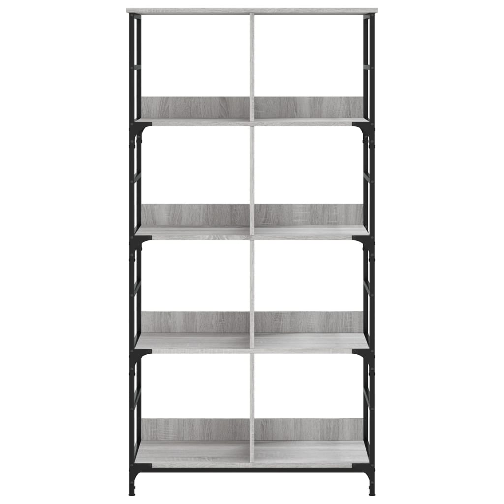 Βιβλιοθήκη Γκρι Sonoma 78,5 x 33 x 153 εκ. Επεξεργασμένο Ξύλο