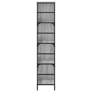 Βιβλιοθήκη Γκρι Sonoma 78,5 x 33 x 153 εκ. Επεξεργασμένο Ξύλο