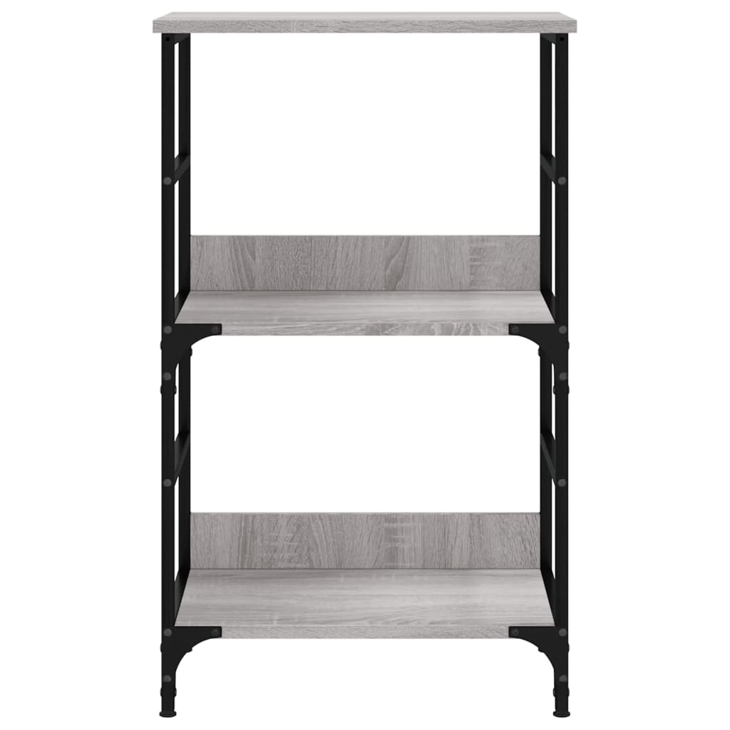 Βιβλιοθήκη Γκρι Sonoma 50x33x82 εκ. Επεξεργασμένο Ξύλο
