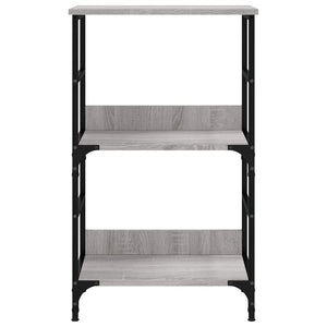Βιβλιοθήκη Γκρι Sonoma 50x33x82 εκ. Επεξεργασμένο Ξύλο