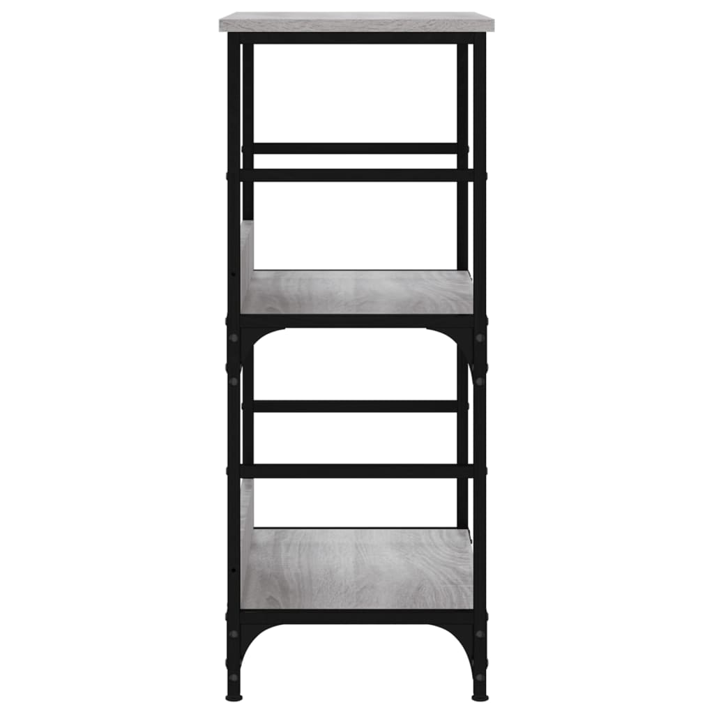 Βιβλιοθήκη Γκρι Sonoma 50x33x82 εκ. Επεξεργασμένο Ξύλο