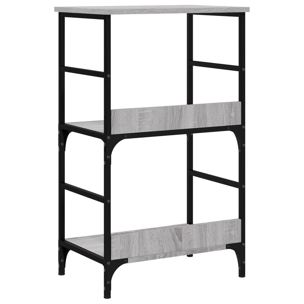 Βιβλιοθήκη Γκρι Sonoma 50x33x82 εκ. Επεξεργασμένο Ξύλο