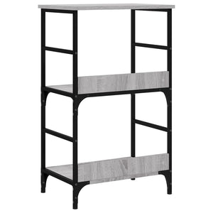 Βιβλιοθήκη Γκρι Sonoma 50x33x82 εκ. Επεξεργασμένο Ξύλο