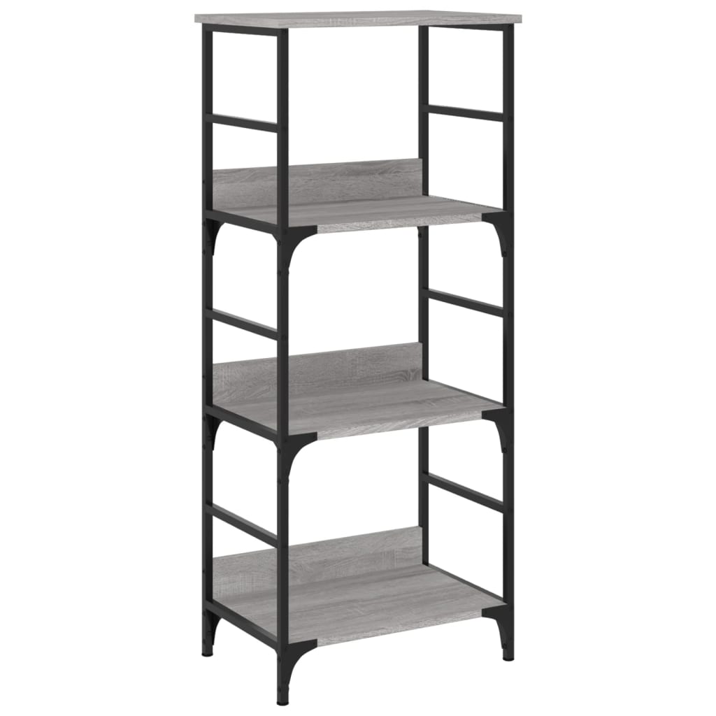 Βιβλιοθήκη Γκρι Sonoma 50x33x117,5 εκ. Επεξεργασμένο Ξύλο