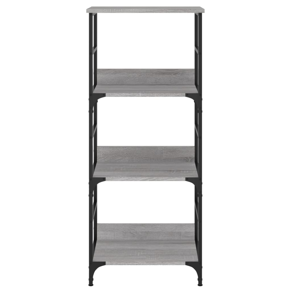 Βιβλιοθήκη Γκρι Sonoma 50x33x117,5 εκ. Επεξεργασμένο Ξύλο