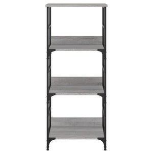 Βιβλιοθήκη Γκρι Sonoma 50x33x117,5 εκ. Επεξεργασμένο Ξύλο
