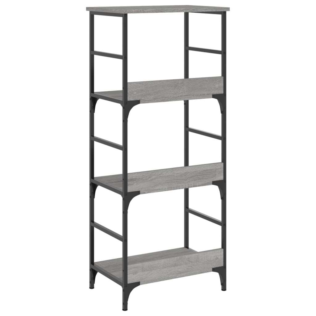 Βιβλιοθήκη Γκρι Sonoma 50x33x117,5 εκ. Επεξεργασμένο Ξύλο