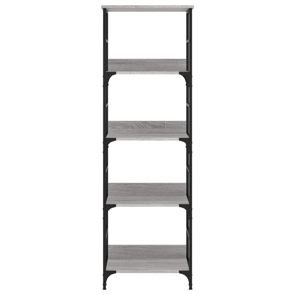Βιβλιοθήκη Γκρι Sonoma 50x33x153 εκ. Επεξεργασμένο Ξύλο - Pakobazaar