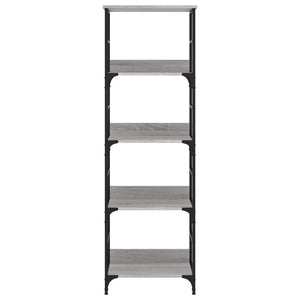 Βιβλιοθήκη Γκρι Sonoma 50x33x153 εκ. Επεξεργασμένο Ξύλο - Pakobazaar