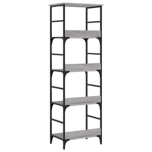 Βιβλιοθήκη Γκρι Sonoma 50x33x153 εκ. Επεξεργασμένο Ξύλο - Pakobazaar