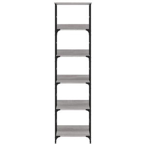 Βιβλιοθήκη Γκρι Sonoma 50x33x188,5 εκ. Επεξεργασμένο Ξύλο - Pakobazaar