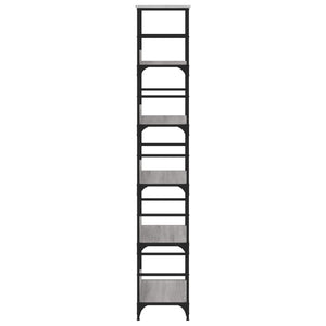Βιβλιοθήκη Γκρι Sonoma 50x33x188,5 εκ. Επεξεργασμένο Ξύλο - Pakobazaar